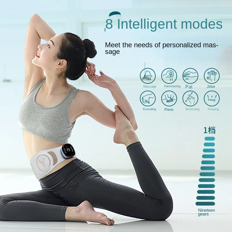 Xiji EMS Pulse Heating Massage Belt Abdominal Massager