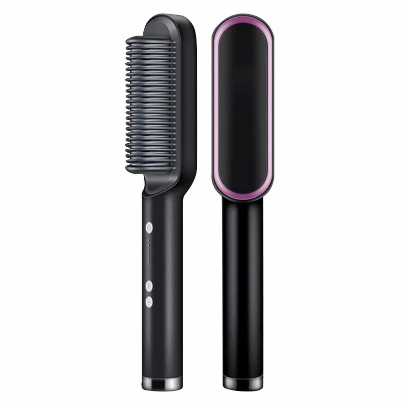 Hair Dryer Comb Curling Irons Beauty Products Hair Brushes Fast Heating Hair Straightener Comb