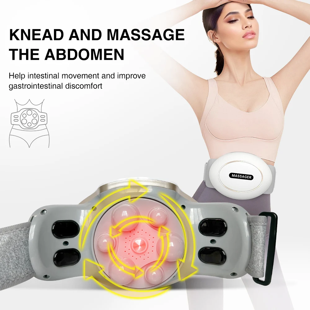 Automatic Abdominal Massager Electric Stomach Massager for Flattening Belly Multiple-use for Waist Abdomen Back Neck Leg 3 Modes