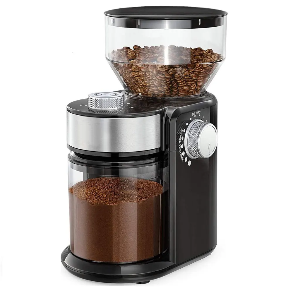 Electric Burr Coffee Grinder with 18 Grind Setting Automatic Coffee Grinder Conical Burr Coffee Grinder for 2-12 Cup